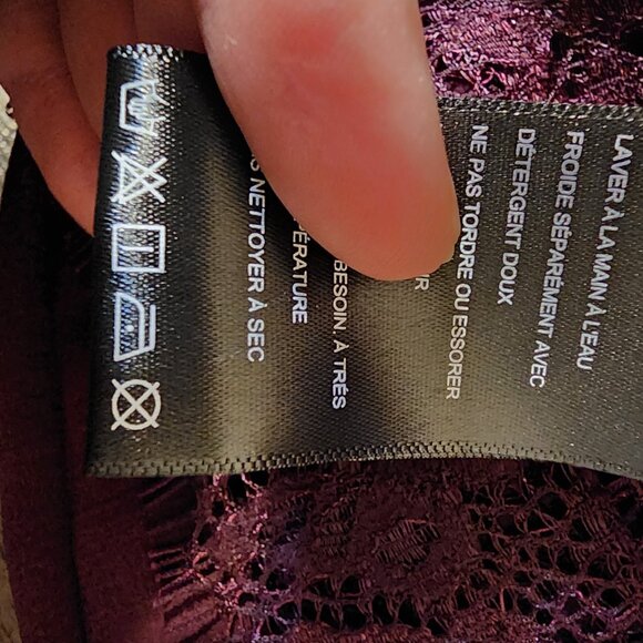 Free People Honey Honey Mini Dress NWT Purple Size 8 - Picture 16 of 16